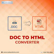 Buy the robust DOCX - HTML Converter at Sub Systems